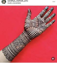 easy stylish full hand mehndi design