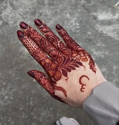 easy simple finger mehndi design