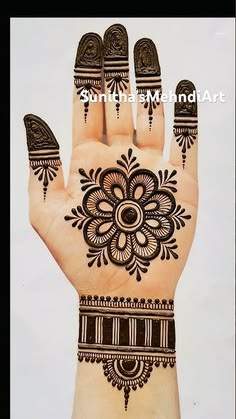 front hand simple mehndi design aesthetic easy and beautiful