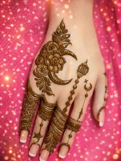 front hand simple mehndi design aesthetic easy and beautiful