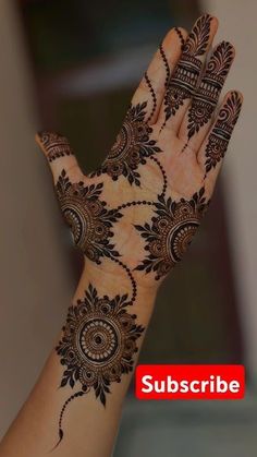 royal front hand mehndi design