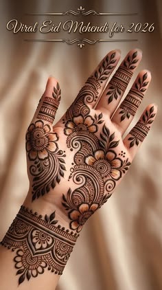 royal front hand mehndi design