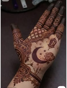 basic easy front hand simple mehndi design