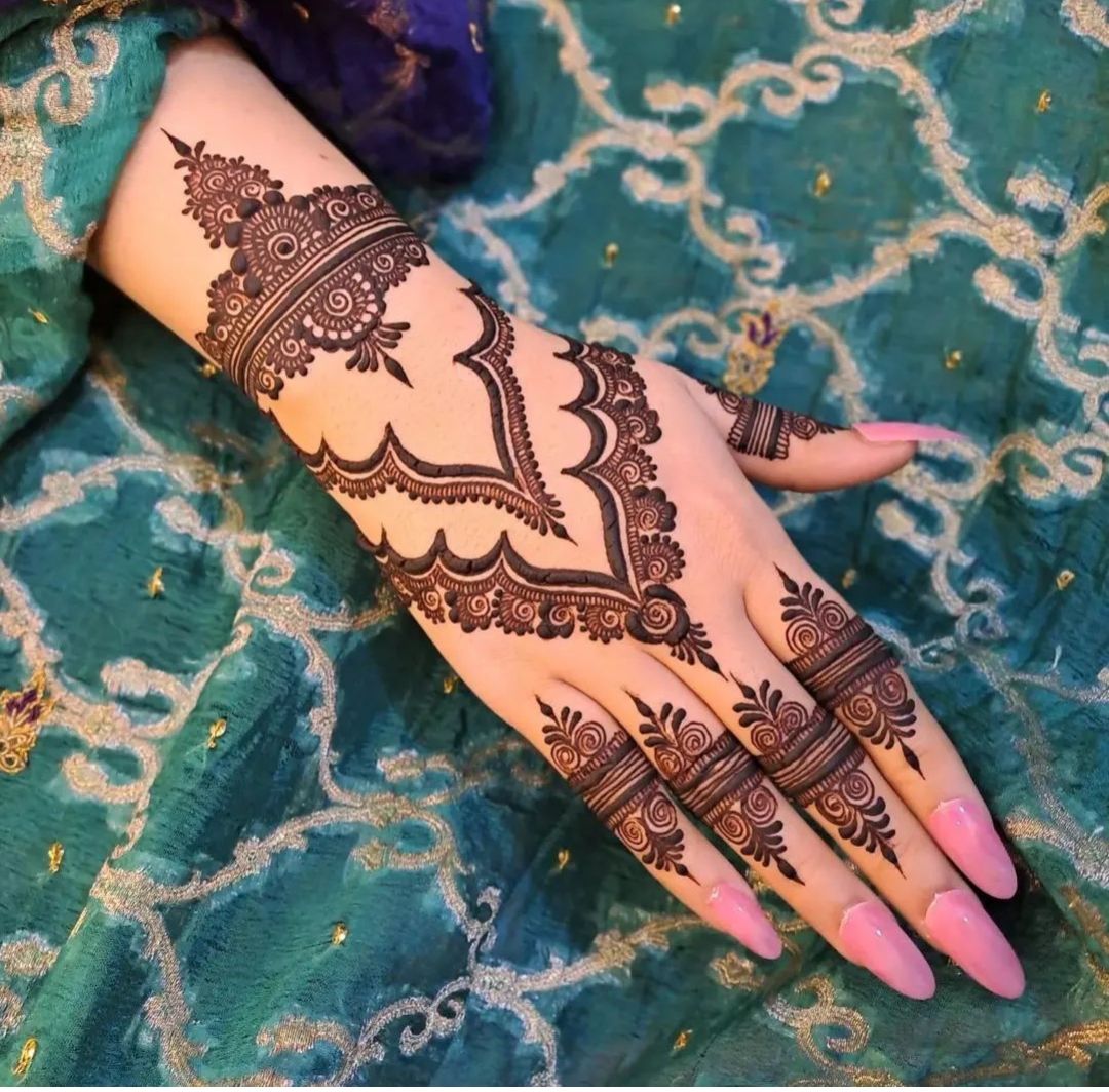 13 back hand mehndi design