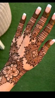 13 back hand mehndi design