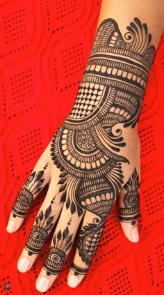 13 back hand mehndi design
