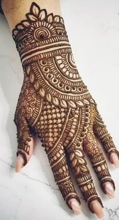 13 back hand mehndi design