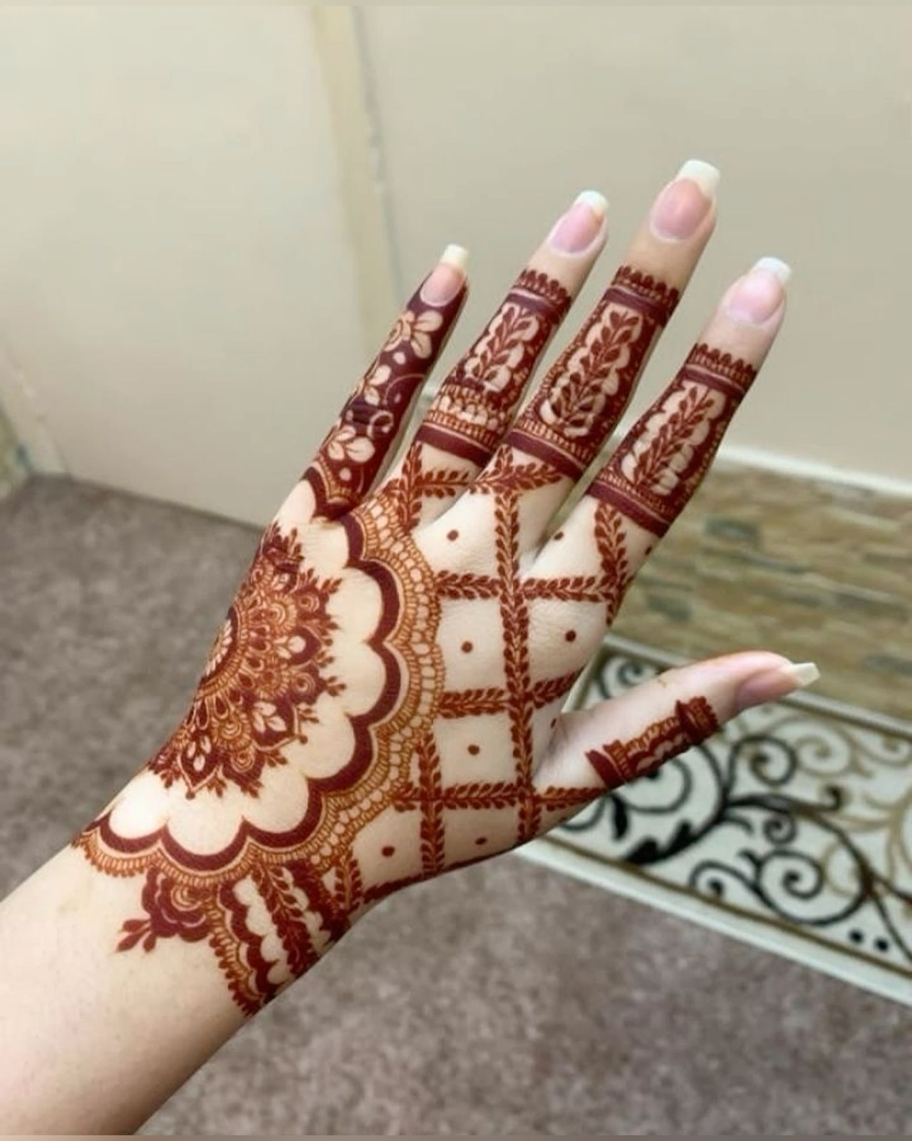 13 back hand mehndi design