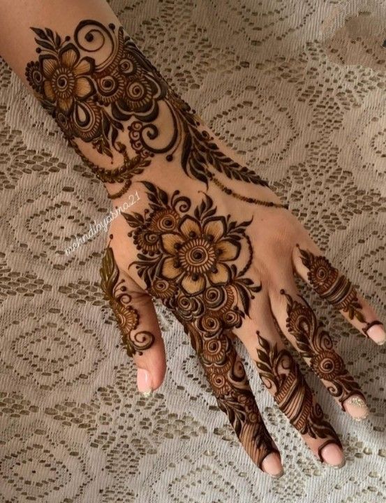 13 back hand mehndi design