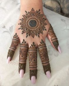 13 back hand mehndi design