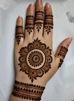 13 back hand mehndi design