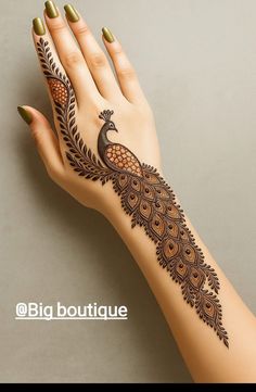 13 back hand mehndi design