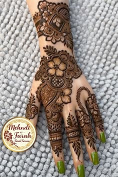 13 back hand mehndi design