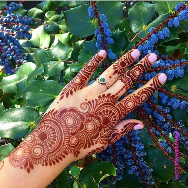 13 back hand mehndi design
