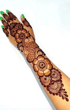 13 back hand mehndi design