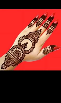 13 back hand mehndi design