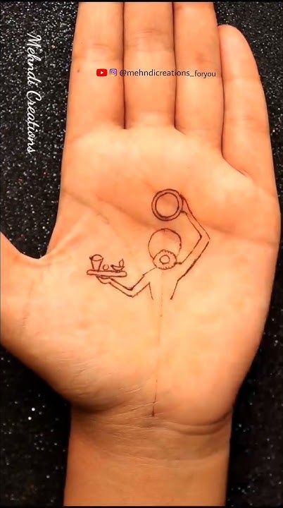 easy mehndi design for karva chauth