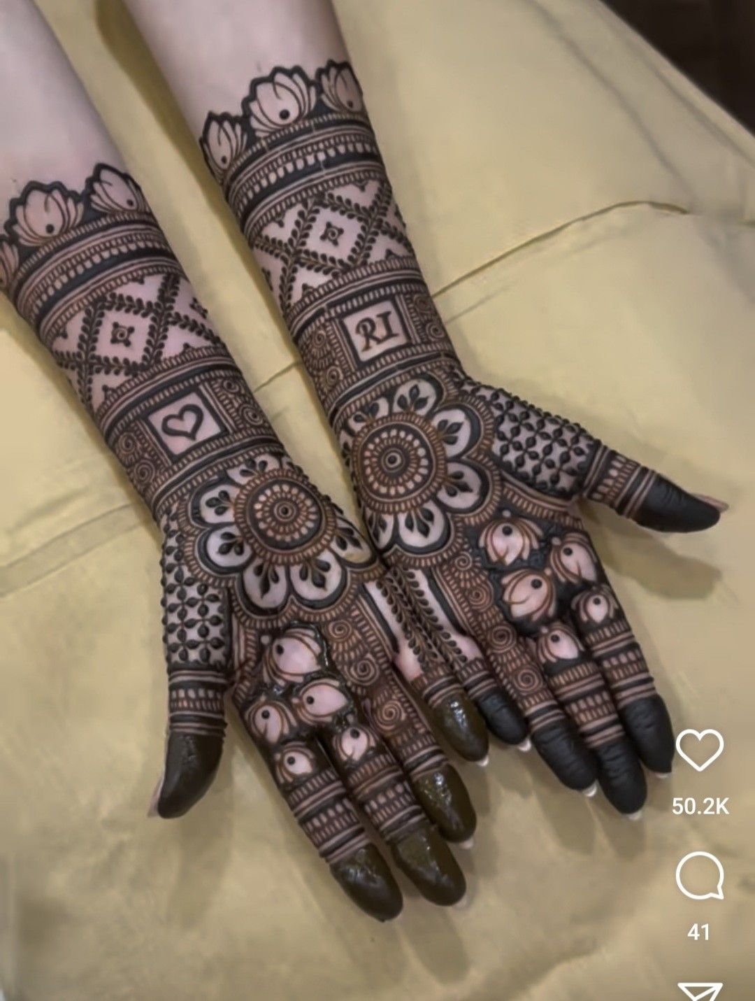 easy mehndi design for karva chauth