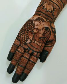 easy mehndi design for karva chauth