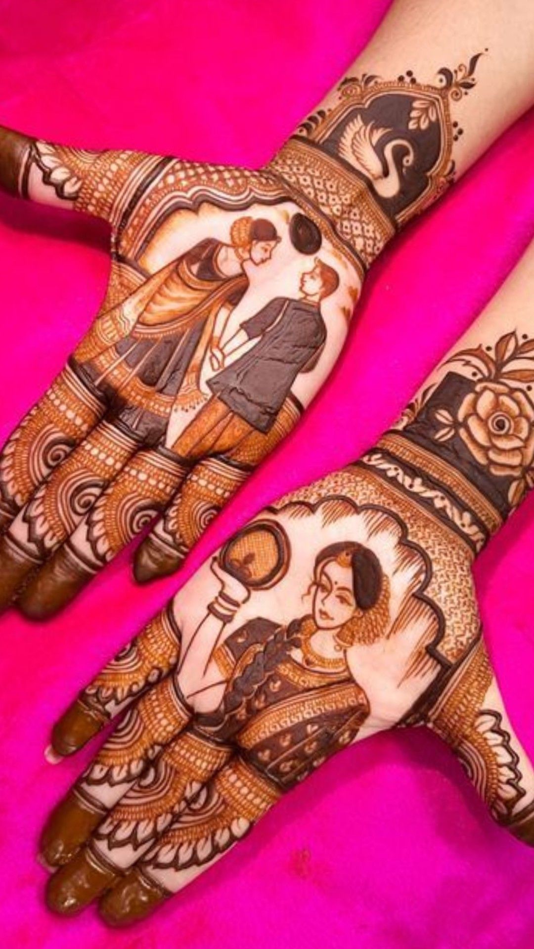 easy mehndi design for karva chauth