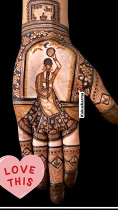 easy mehndi design for karva chauth