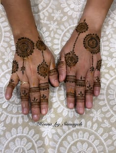 easy mehndi design for karva chauth