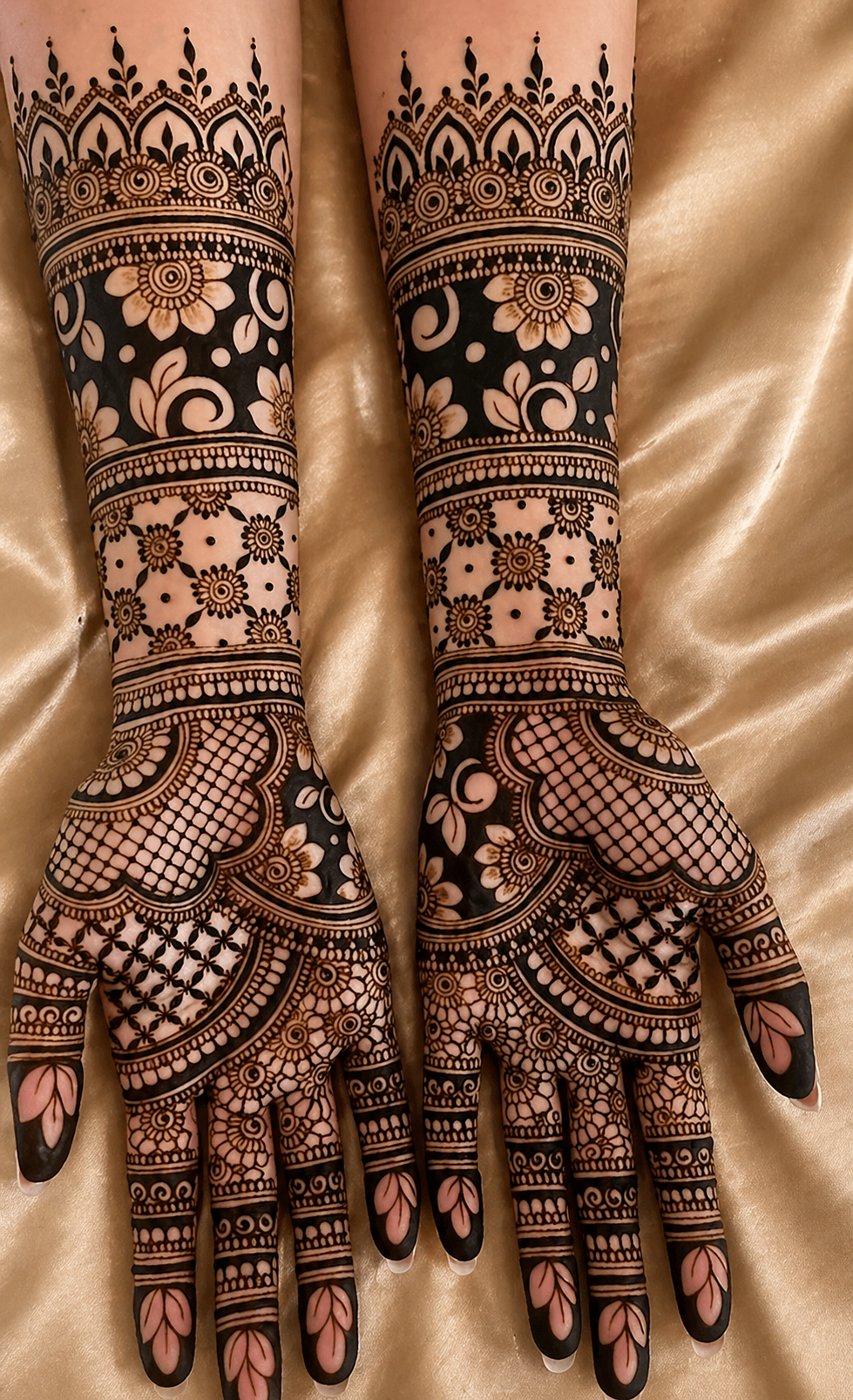 easy mehndi design for karva chauth