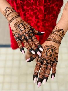 easy mehndi design for karva chauth