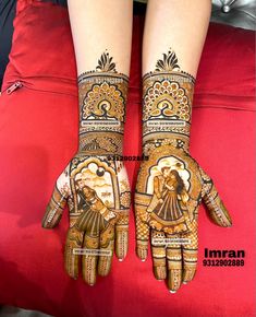 easy mehndi design for karva chauth