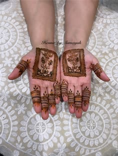 easy mehndi design for karva chauth