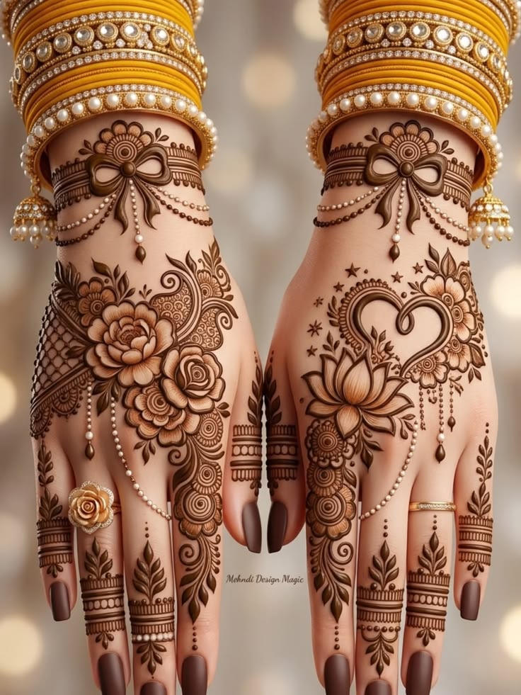easy mehndi design for karva chauth