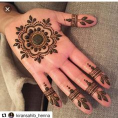 easy mehndi design for kids