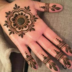easy mehndi design for kids