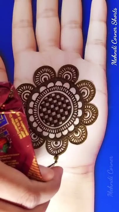 easy mehndi design for kids