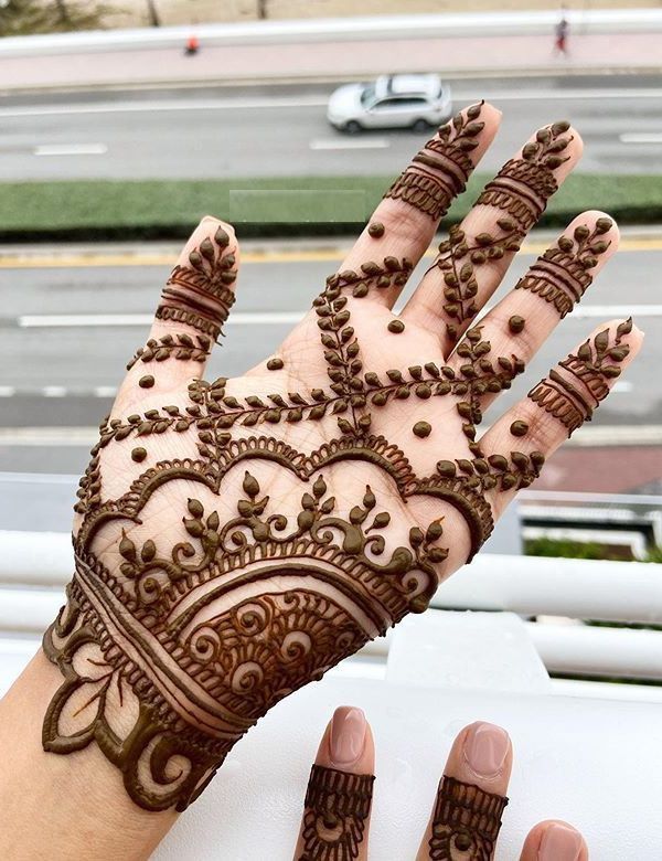 easy mehndi design for kids