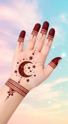 easy mehndi design for kids