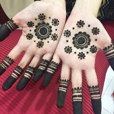 easy mehndi design for kids