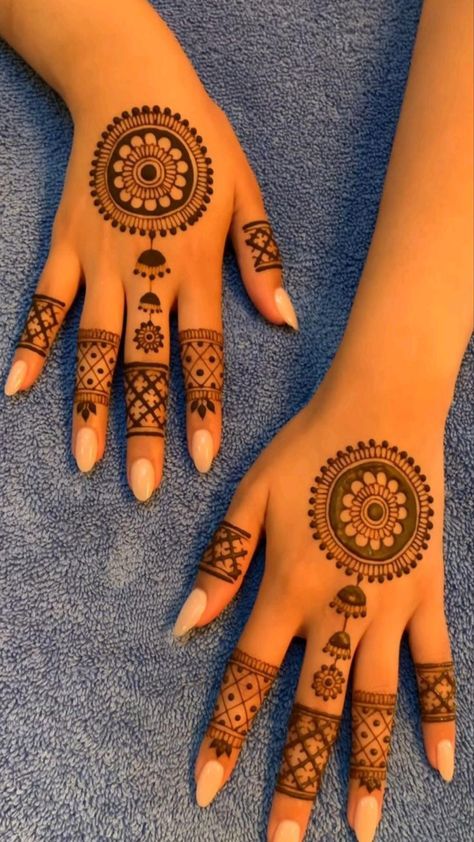 easy mehndi design for kids