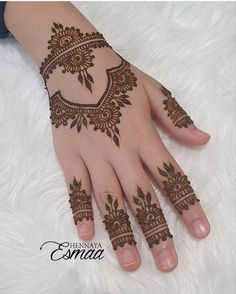 easy mehndi design for kids