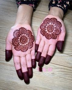 easy mehndi design for kids