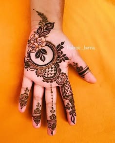 easy mehndi design for kids