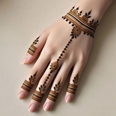 easy mehndi design for kids