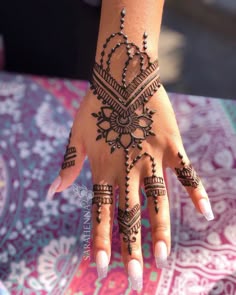 easy mehndi design for kids