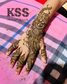 easy mehndi design for kids