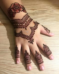 easy mehndi design for kids