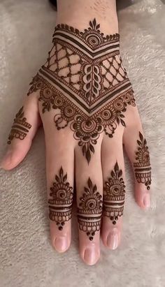 easy mehndi design for kids