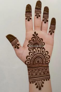easy mehndi design for kids