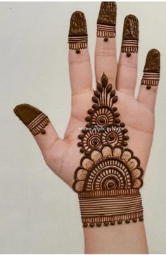 easy mehndi design for kids