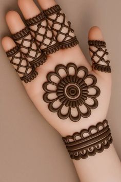 easy mehndi design for kids
