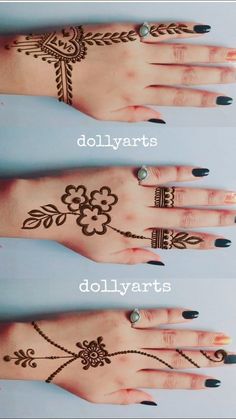 easy mehndi design for kids